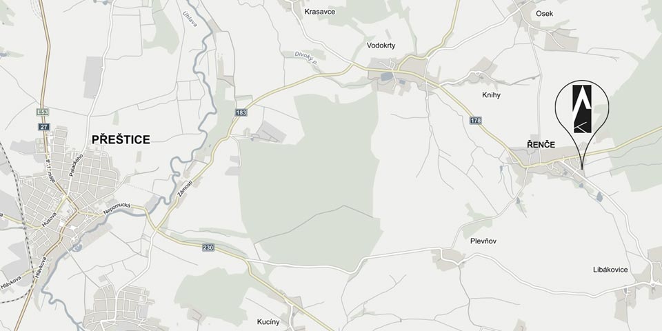 mapa řenče